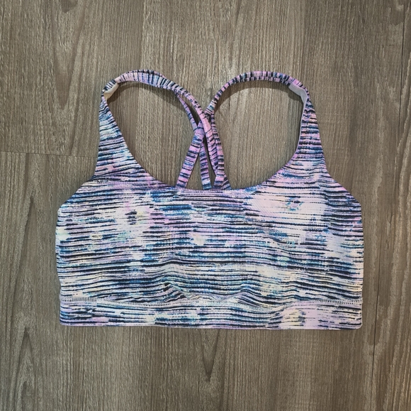 Lululemon sports bra multicolor 4 strap size 8 - Picture 1 of 4